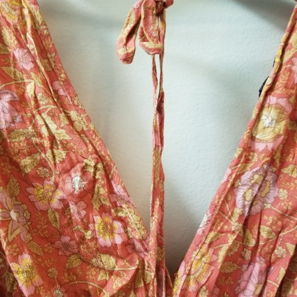 Rachel And Zoe Rushed Bottom V neck, tie back top.New - Picture 8 of 9